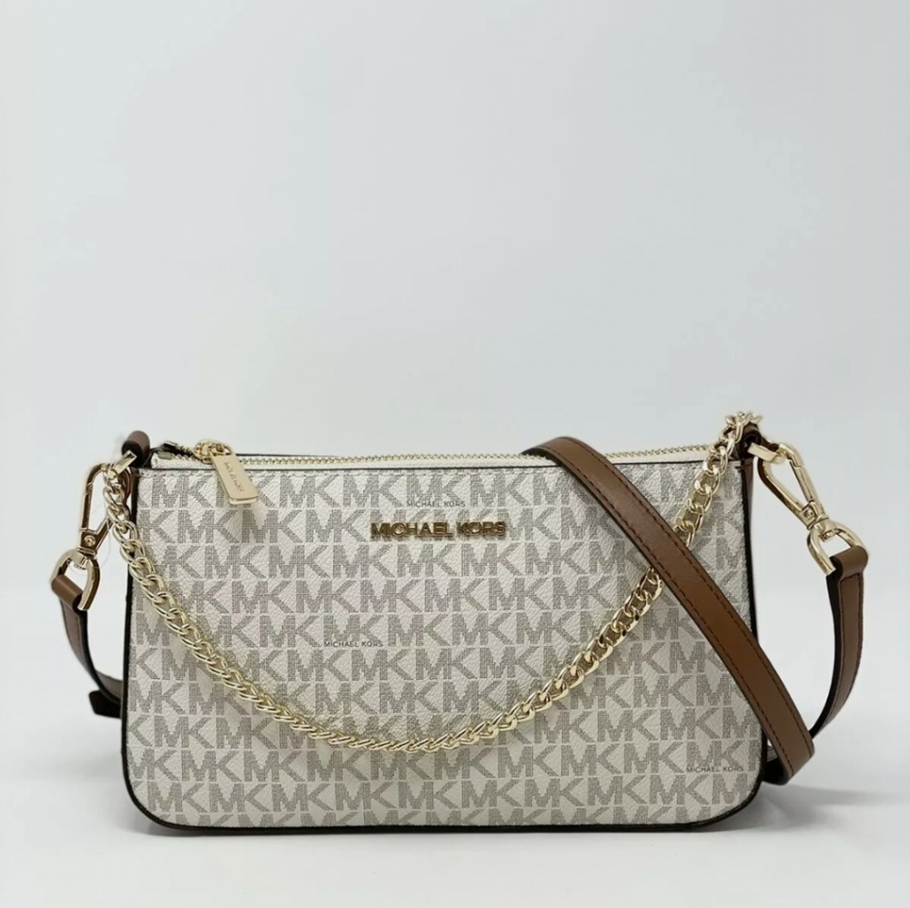 Michael kors Jet Set Travel Medium Pouchette Crossbody - Picture 2 of 5